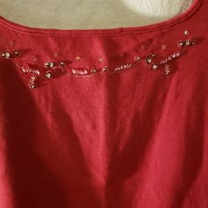 Blouse with beads